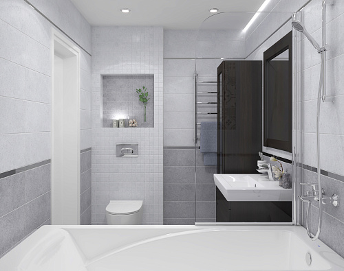 Декор мозаичный Mason 20*60 см белый, Laparet MM60107 купить