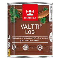 Антисептик для обработки бревен Valtti Log бесцветный (0.9л)