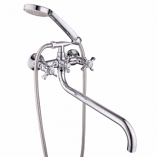 Смеситель для ванной BBD-2006-35S-61 с длинным изливом хром, Lucky Tap купить