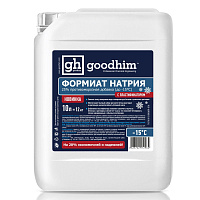 Добавка противоморозная GOODHIM ФН Формиат натрия с пластификатором 1618 (10л) 