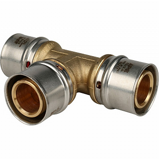Тройник равнопроходный прессовой для металлопластиковых труб 32 Stout SFP-0006-323232 купить