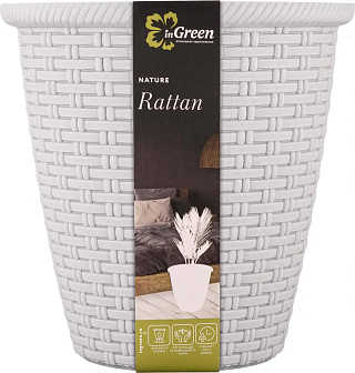 Кашпо Rattan Утренний туман D210мм 4.5л INGREEN ING6213 купить