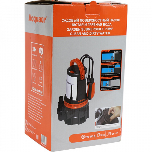 Насос дренажный Acquaer нержавеющая сталь 225/8 RGSM-550PSW купить