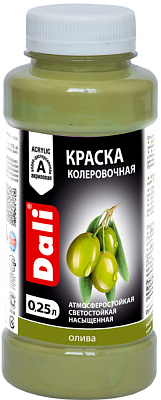 Колер акриловый Dali олива 0.25 л купить