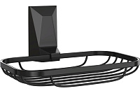 Мыльница решётка для ванной ICE Black Kleber KLE-ICE040BL