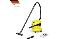 Пылесос хозяйственный Karcher WD 2 Plus V-12/4/18 1000Вт  бак-12л пластик (1.628-000.0)