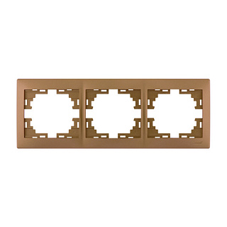 Рамка LEZARD MIRA 701-1313-148 3-местная купить