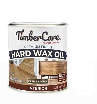 Масло защитное с твердым воском Hard Wax Oil Castel Brown Темно-коричневый TimberCare 350102 (0.231л) купить
