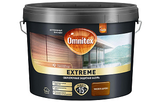 Лазурь для дерева Omnitex by Pinotex Extreme Тиковое дерево 50035729 купить