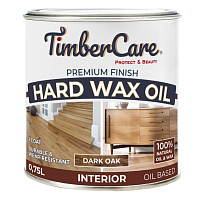 Масло защитное с твердым воском TimberCare Hard Wax Oil 350068 Темный дуб  (0.75л)