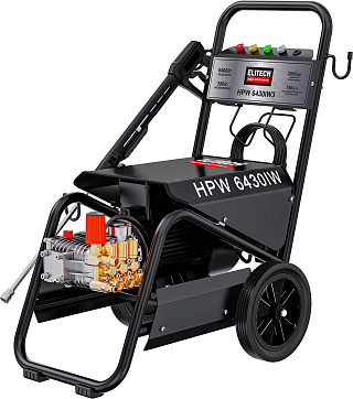 Мойка высокого давления ELITECH HD HPW 6430IW3 (380В) 6400Вт 300(200) бар 750л/ч (12.5л/мин) (E0600.026.00) купить