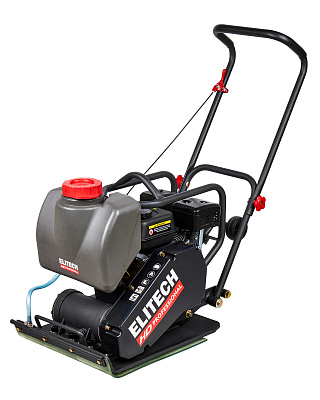 Виброплита бензовая ELITECH HD VTP  90T с баком для воды 10л 6.5лс  346 м2/ч плита 600х450мм 90кг купить