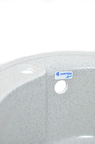 Мойка врезная круглая PRO ROUND SA-R450 SANTREK AQUA 313552 серый-310 купить