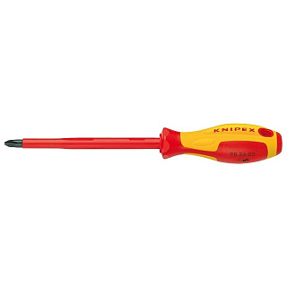 Отвертка Диэлектр Крестовая Knipex PH0*60мм (№0) 1000В KN-982400 купить
