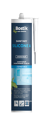 Герметик силиконовый санитарный Bostik Sanitary Silicone A прозрачный - 0.28 л купить