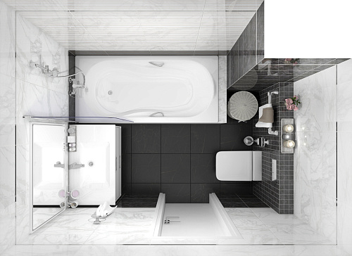 Плитка настенная Olimpus белая 25*50см Laparet 34021 купить