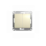 Выключатель Schneider GLOSSA GSL000251 2-клавишный