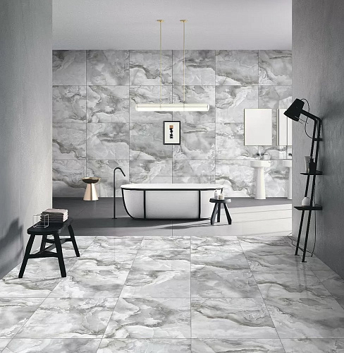 Керамогранит HONEY ONYX BIANCO Polished 120*60см Primavera PR214 купить