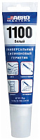 Герметик 1100 санитарный силиконовый белый ABRO Masters SS-1100-SAN-3-WHT-RE