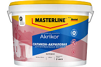 Краска фасадная Masterline by Marshall Akrikor силик-акриловая матововая белая база BW 50036151 (2.5л)
