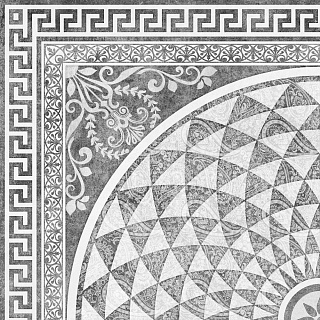Плитка напольная Lipsia Gris Roseton 45*45 см, Click Ceramica купить