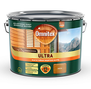 Лазурь влагостойкая Omnitex by Pinotex Ultra Pinotex 50035806 Орегон (9л) купить