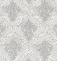 Обои Marquise горячее тиснение 1.06*10м серые Eurodecor 9097-11