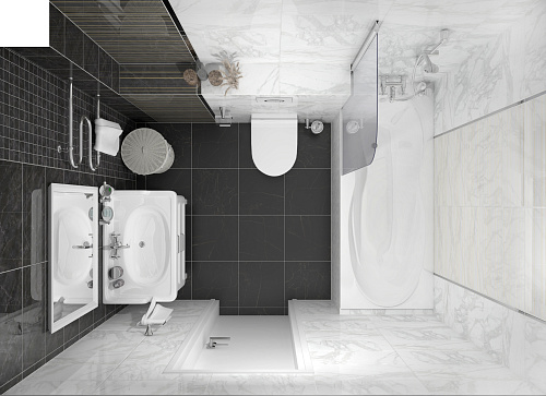 Плитка настенная Olimpus белая 25*50см Laparet 34021 купить