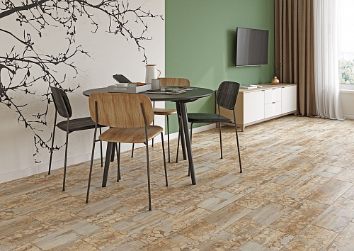 Керамогранит Floralwood глазурованный бежевый 18.5*59.8см Cersanit С-FW4M012D купить