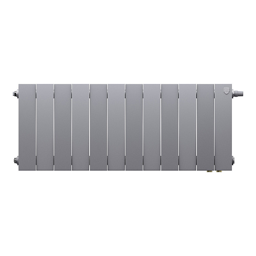 Радиатор биметаллический PianoForte 300 VDR80 12 секций Royal Thermo RTPSSVDR8030012 Silver Satin купить