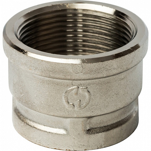 Муфта внутренняя резьба переходная никелированная латунь 1 1/2"*1" STOUT SFT-0006-001121 купить