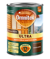 Лазурь влагостойкая Omnitex by Pinotex Ultra Pinotex 50035814 Ореховое дерево (0.9л)