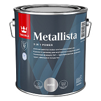 Краска по ржавчине METALLISTA глянцевая серебристая 700014093 (2.3л)