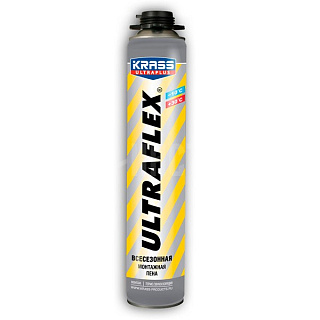 Пена монтажная Krass ULTRAPLUS ULTRAFLEX всесезонная - 0.7 л купить