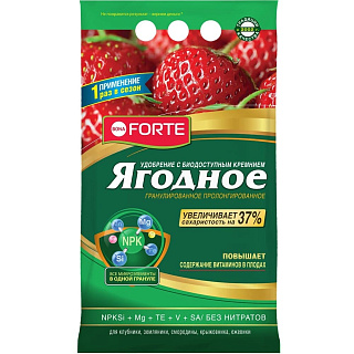 Удобрение гранулированное пролонгированное Ягодное с кремнем пакет 2.5кг Bona Forte BF23010411 купить