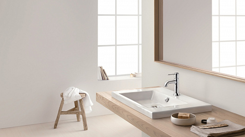 Смеситель HANSGROHE Talis Classic 14111000 для раковины с низким изливом хром купить