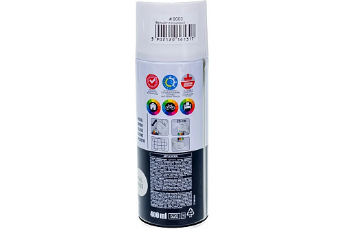 Краска аэрозольная глянцевая RAL 9003 белый TYTAN Professional ART OF THE COLOR 61317 (0.4л) купить
