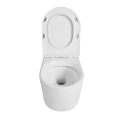 Унитаз подвесной Grossman Thin Rim GR-5602S безободковый белый с сиденьем 520*365*345мм Grossman GR-5602S купить