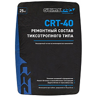 Состав тиксотропный ремонтный PRO CRT-40 Глимс (25кг)