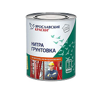 Нитрогрунтовка антикоррозионная Ярославские Краски по металлу серая 1.7 кг