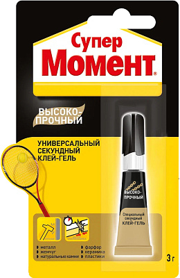Клей Супер Момент секундный высокопрочный 1765968 (0.03кг) купить