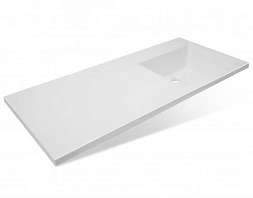 Тумба Даймонд 120 glass с умывальником Даллас 120, Люкс Plus для стиральной машины, правая белая Style Line СС-00000559 купить