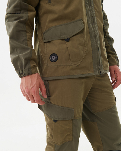 Костюм летний Горка-Люкс р.52/54-170/176см ткань Ravena Peach Wash HUNTSMAN цвет Хаки  купить
