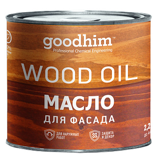 Масло для фасада GOODHIM WOOD OIL ель 75063 2.2 л купить