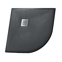 Поддон душевой Grossman Strong GR-S2100100 1/4 круга графит 100*100