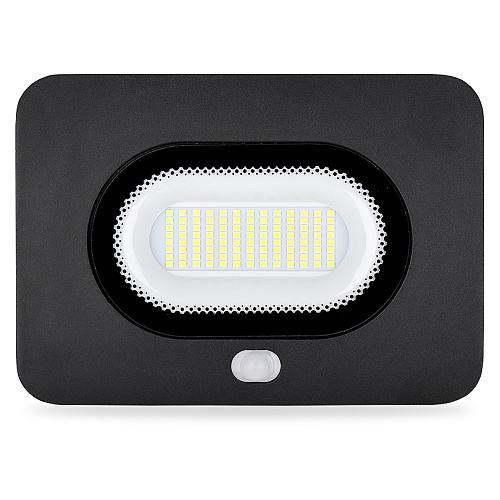Прожектор светодиодный LFL-50/05s-50Вт-IP65-LED с датчиком движения холодный свет 5500К купить