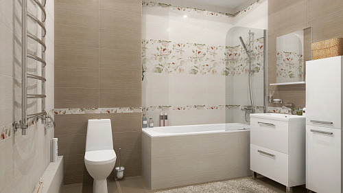 Бордюр Garden Rose beige 6.5*60см Gracia Ceramica купить
