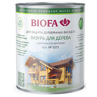 Лазурь для дерева Biofa бесцветная 1075-43 (0.375л)