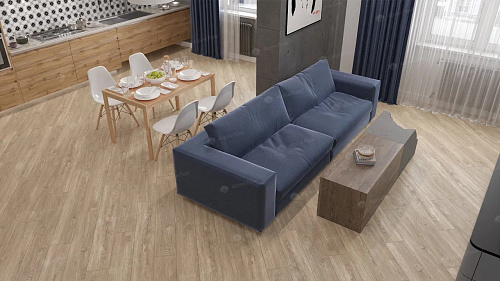 Покрытие замковое LVT Sequoia секвойя коньячная 1219,2*184,15мм 43класс Alpine Floor ЕСО 6-2 купить