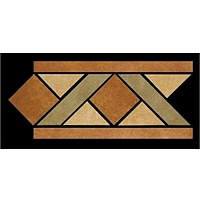 Бордюр напольный Pietra Cynober Geom, 15*30см Polcolorit